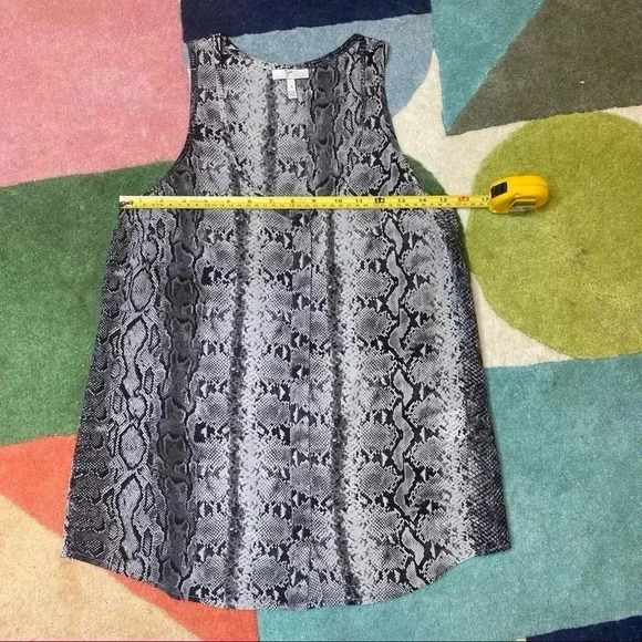 Joie 100% Silk Snake Print Racerback Tank Small​​ - Picture 12 of 14